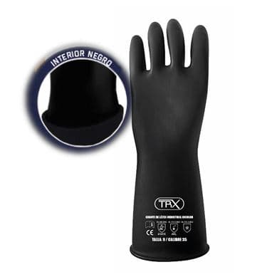 Guante de látex calibre 35 marca TRX - TRX