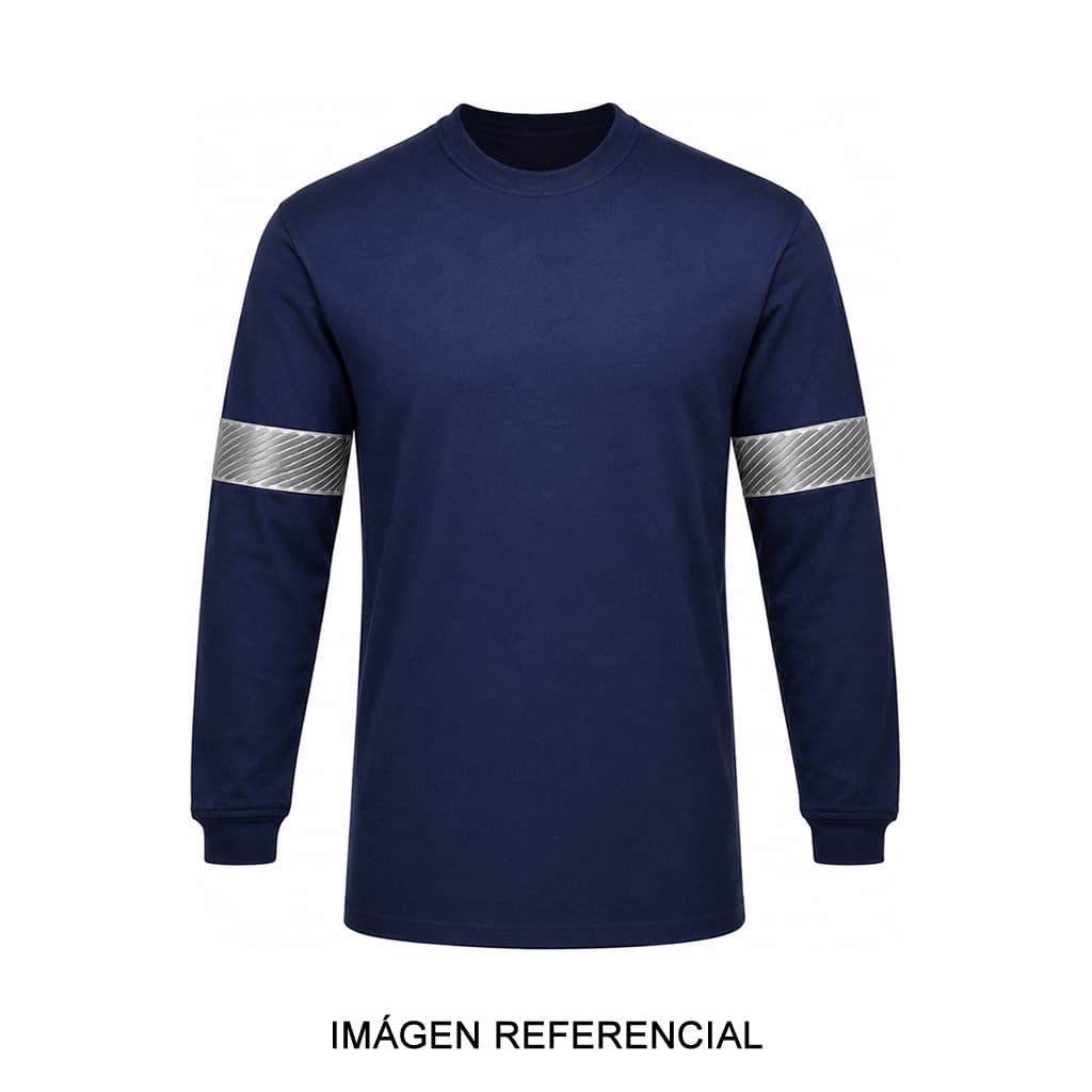 Polo Ignífugo de 12 cal/cm² con cinta reflectiva - Producto Importado