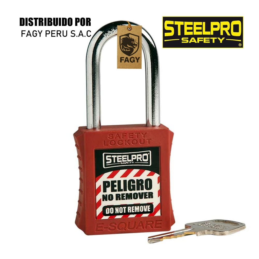 Candado Steelpro X10 rojo - Steelpro