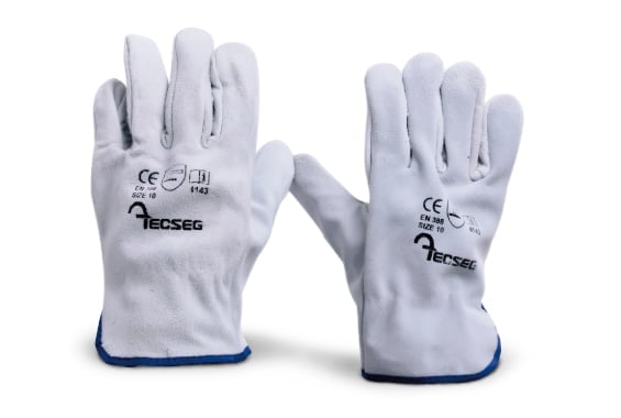 Guantes cuero cromo para uso general AS060
