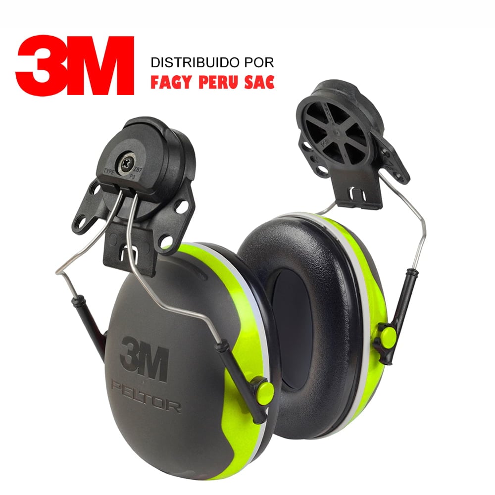 Orejera 3M X4P3E serie X adaptable a casco 25dB