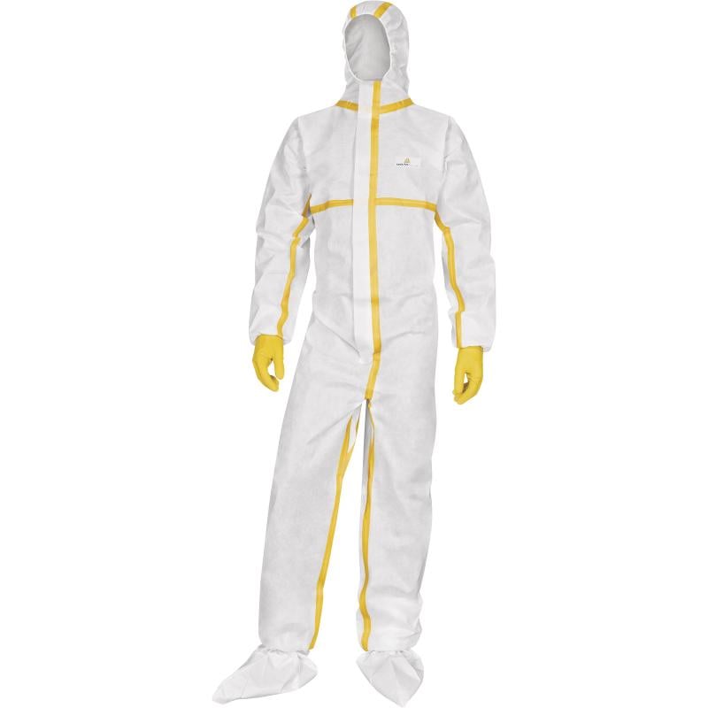 Buzo blanco desechable con capucha DT216