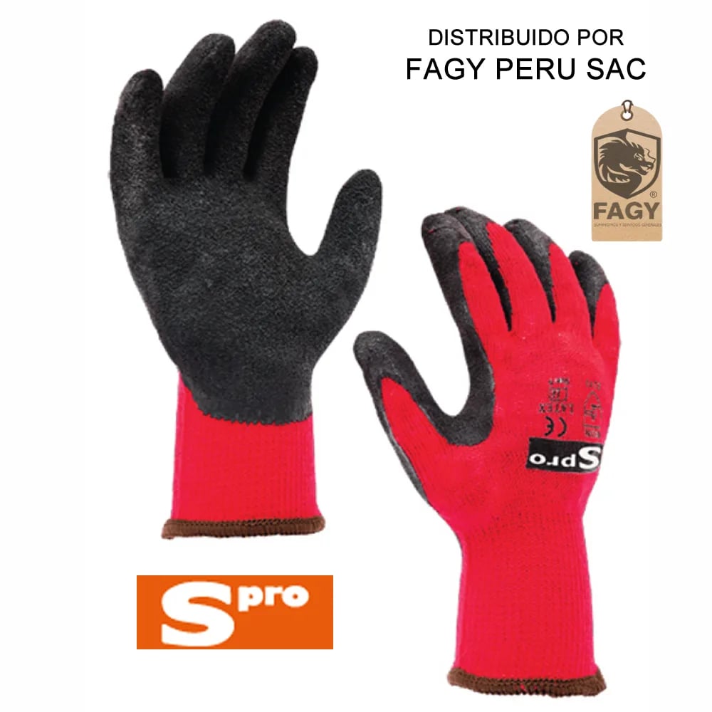 Guante de hilo palma de latex sproflex - Segusa