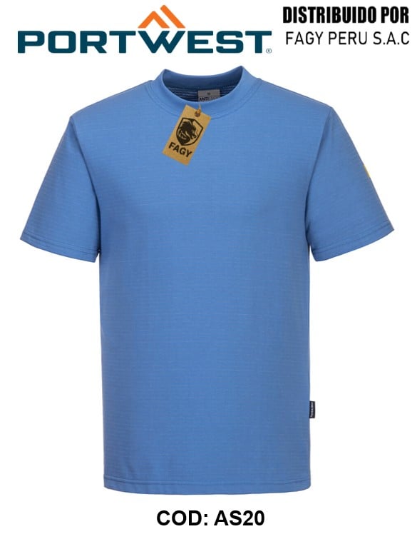 Camiseta ESD antiestática AS20