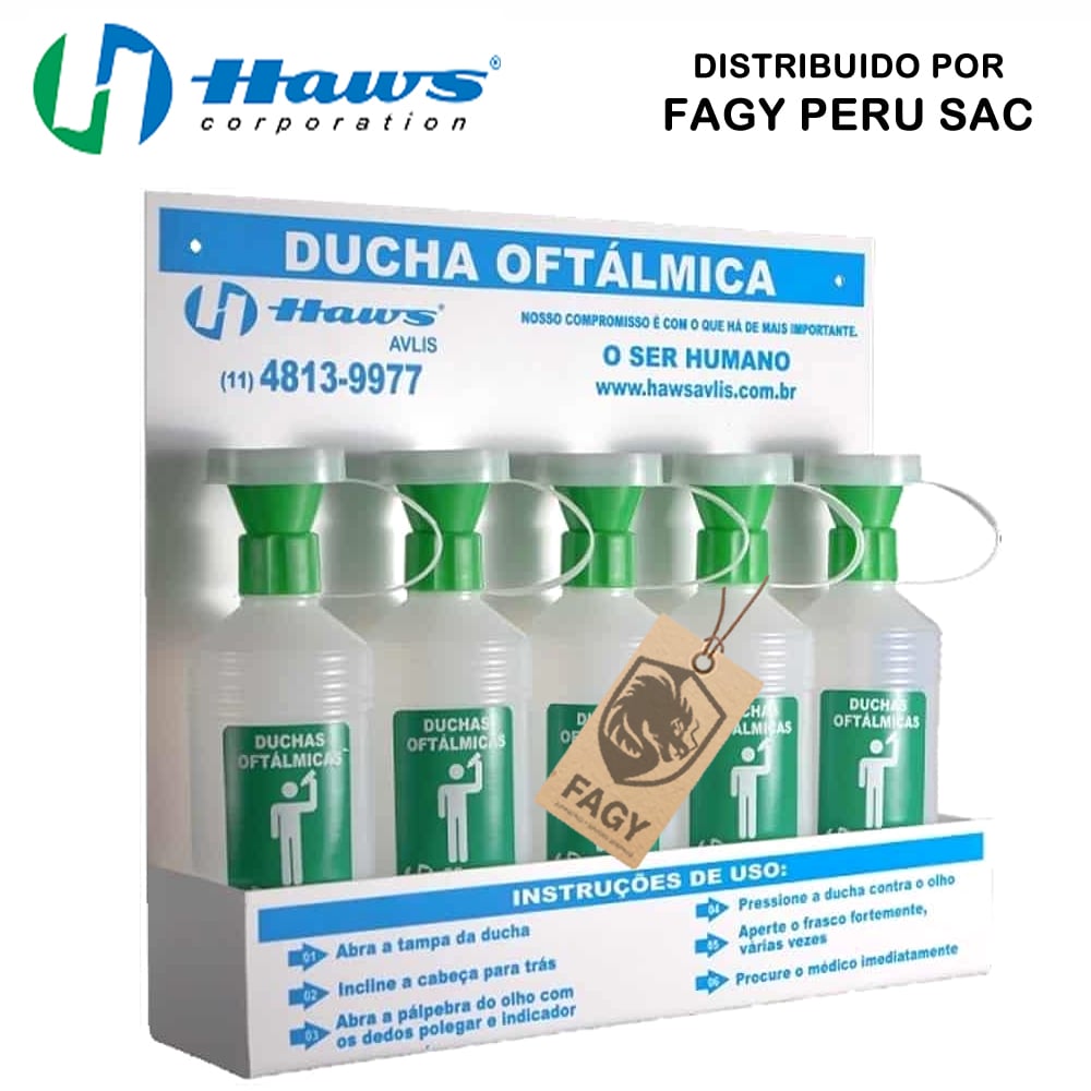 Botella Lavaojos Haws Avlis 500 ml. - HAWS AVLIS