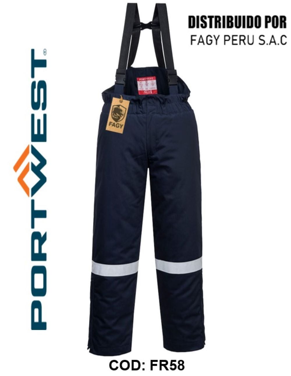 Peto Winter para esquiar ignífugo y antiestático FR58 - PORTWEST