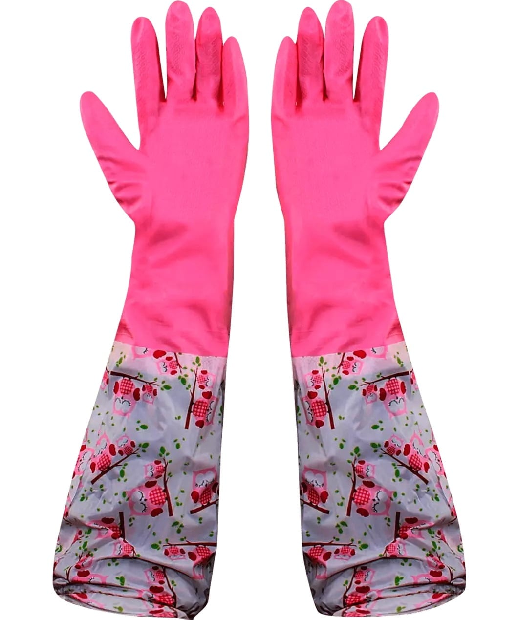 Guante De Latex Para Lavar Colores Varios c/Elastico c/Forro