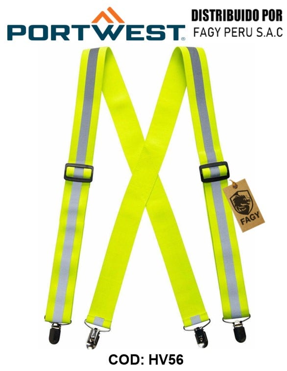 Tirantes de alta visibilidad para pantalones HV56 - PORTWEST