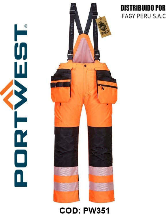 Pantalones PW3 de alta visibilidad para invierno PW351 - PORTWEST