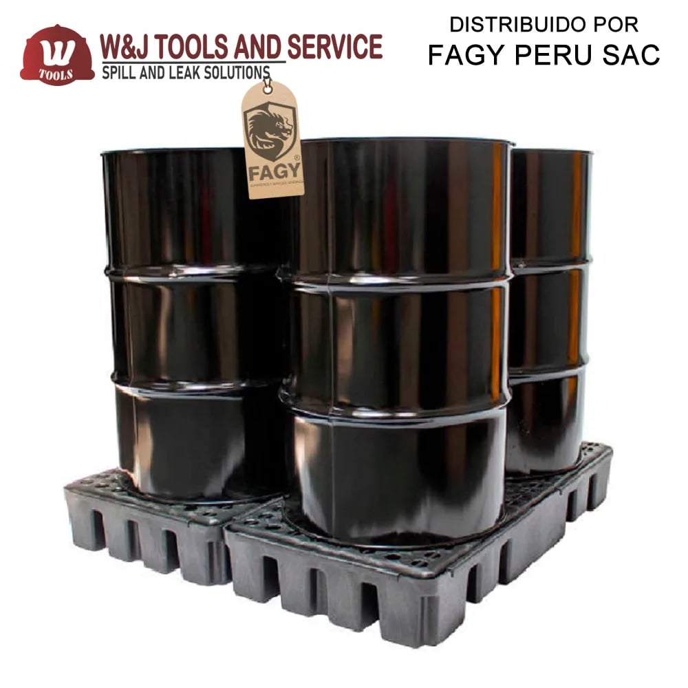 Pallet Para Derrame 04 Tambores 5116-Bd - W Tools