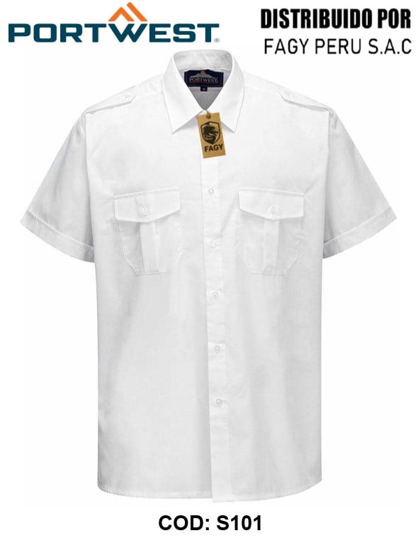 Camisa Pilot manga corta S101