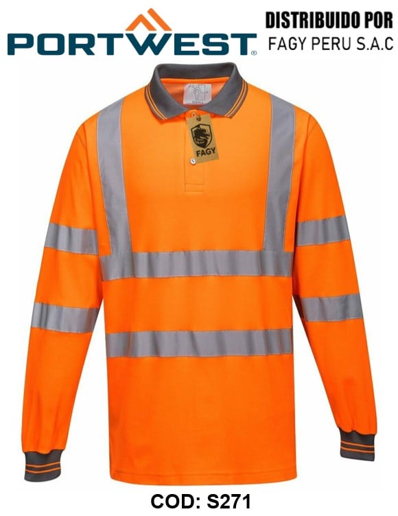 Polo de manga larga Cotton Comfort S271
