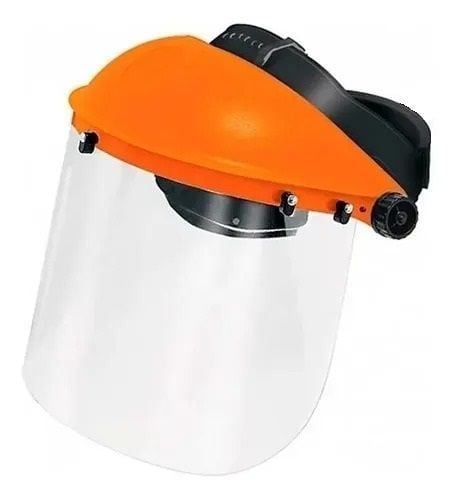 Protector Facial con rachet Naranja - Libus