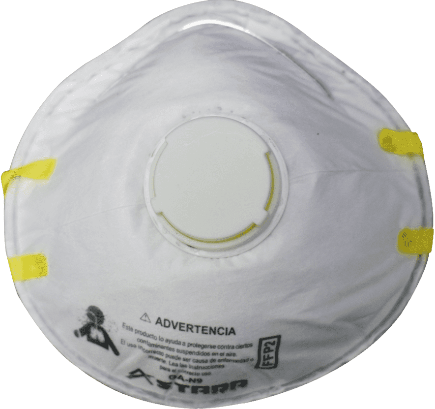Mascarilla Contra Particulas FFP-2 Con 1 Filtro Desechable N9 - Astara