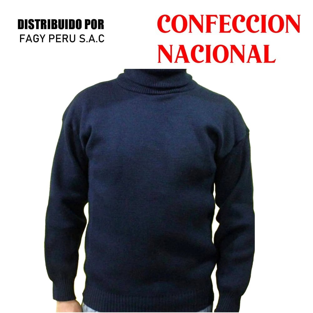 Chompa Jorge Chávez Azul Marino - Confección Nacional