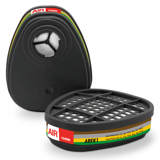Cartucho AIR F600M ABEK1 Multigases - Air Safety