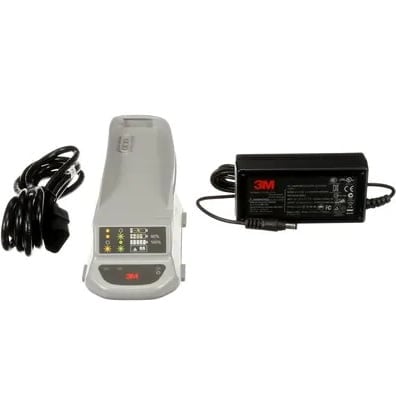 Kit de Cargador de Batería de Estación Única 3M™ Versaflo™ TR-641N / 37350 (AAD) Gris 1/Caja - 3M