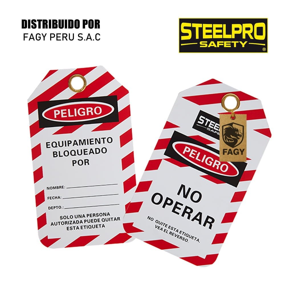 Tarjeta de bloqueo Steelpro - Steelpro