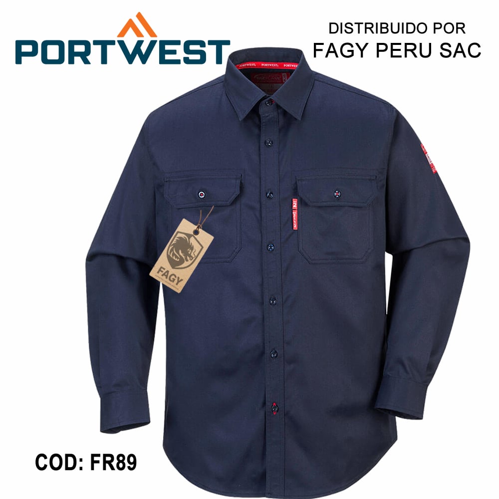 Camisa Bizflame 88/12 FR89 - PORTWEST