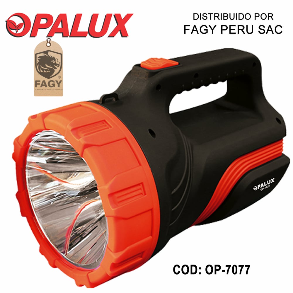 Linterna recargable 5w opalux OP-7077