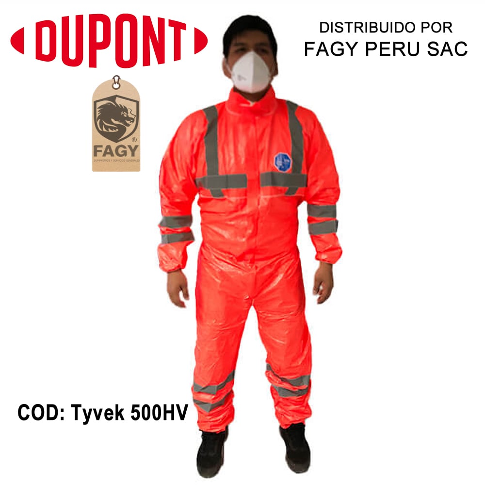 Mameluco Tyvek 500HV Dupont