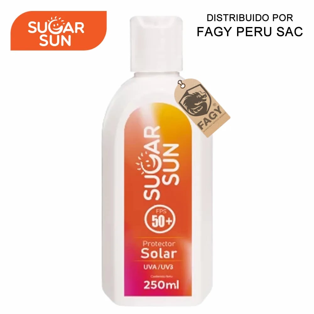 Bloqueador solar sugar sun de 250 ml, 50 FPS+ - Sugar Sun
