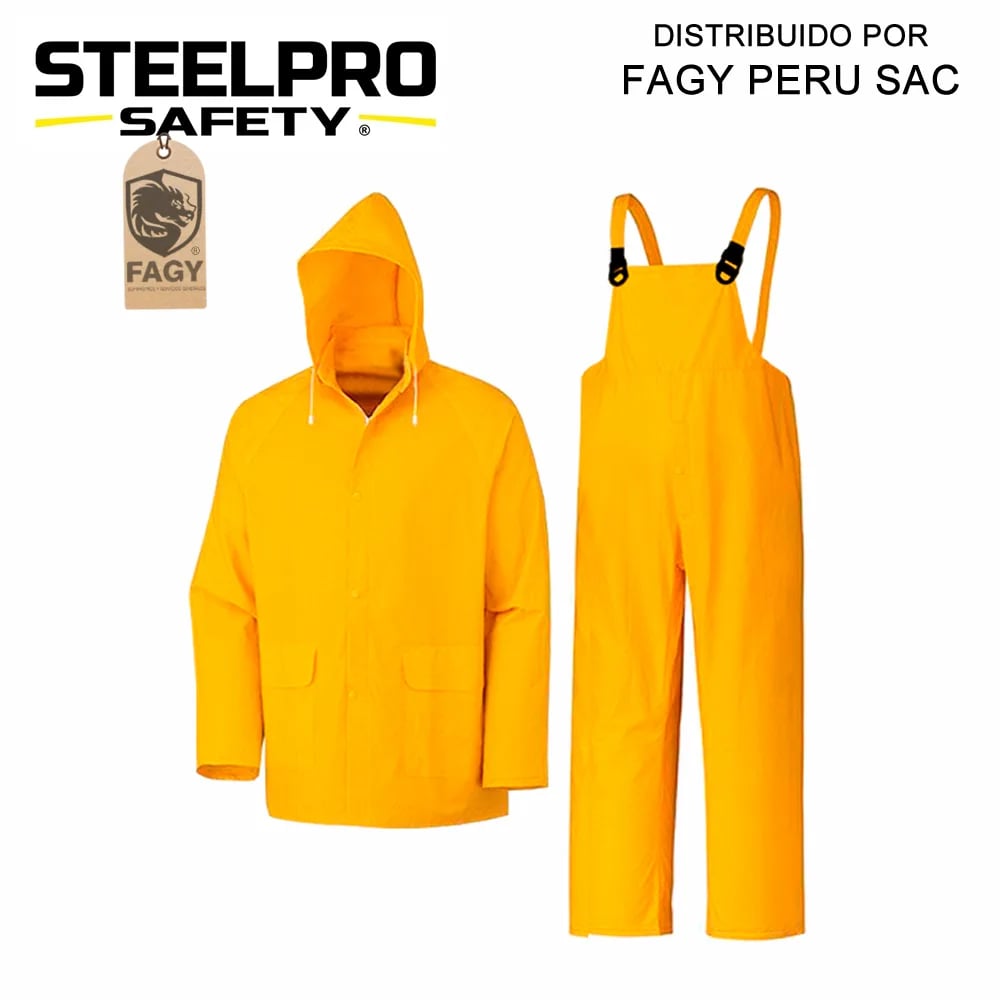 Traje de pvc amarillo XP-300 - Steelpro