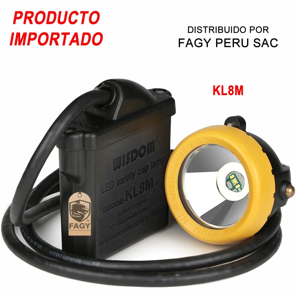 Lampara minera Wisdom KL8M - Producto Importado