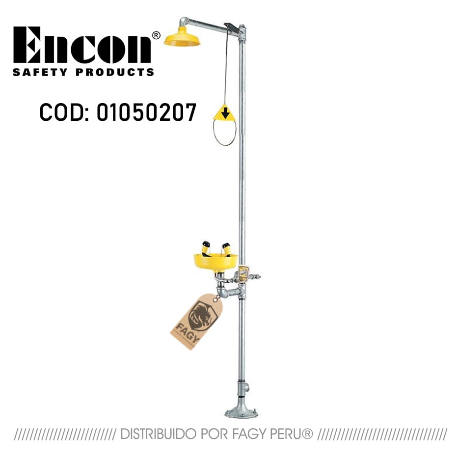 Ducha y lavaojos de emergencia Encon 01050207 - Encon