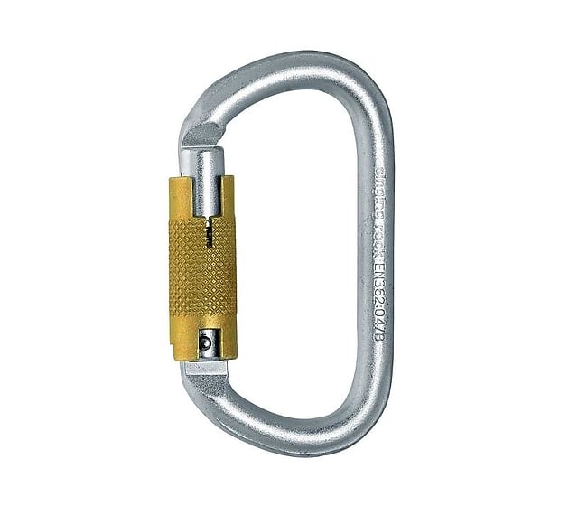 Conector Steel Oval Carabiner Triplelock