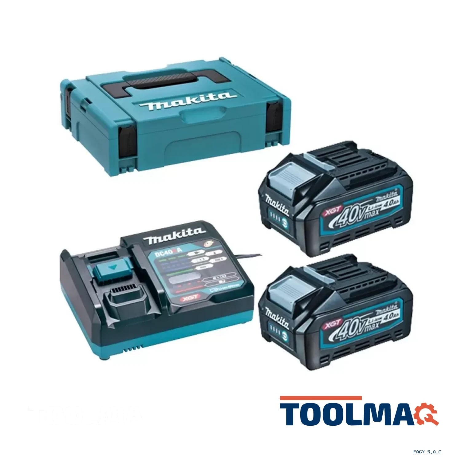 Makpac 2 Baterías 40Vmax XGT 4.0Ah + Cargador 191J97-1