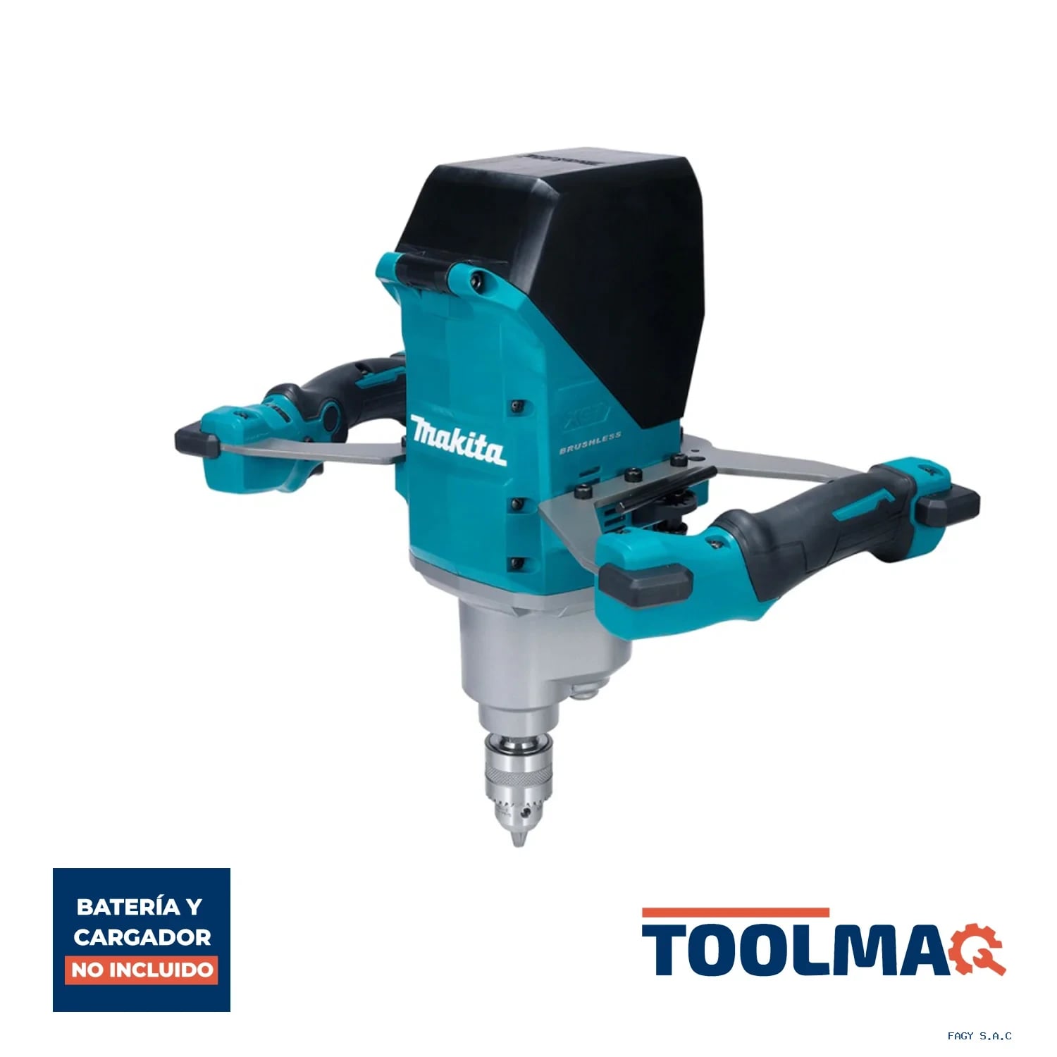 Taladro Mezclador 1/2" 40V XGT BL Baretool Makita UT002GZ
