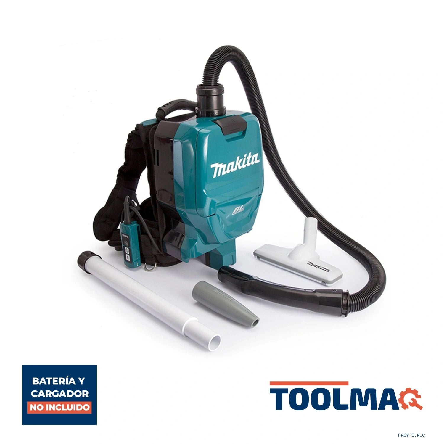 Aspiradora de Mochila 36V (18×2) LXT BL 7.1 kPa Baretool Makita DVC260Z