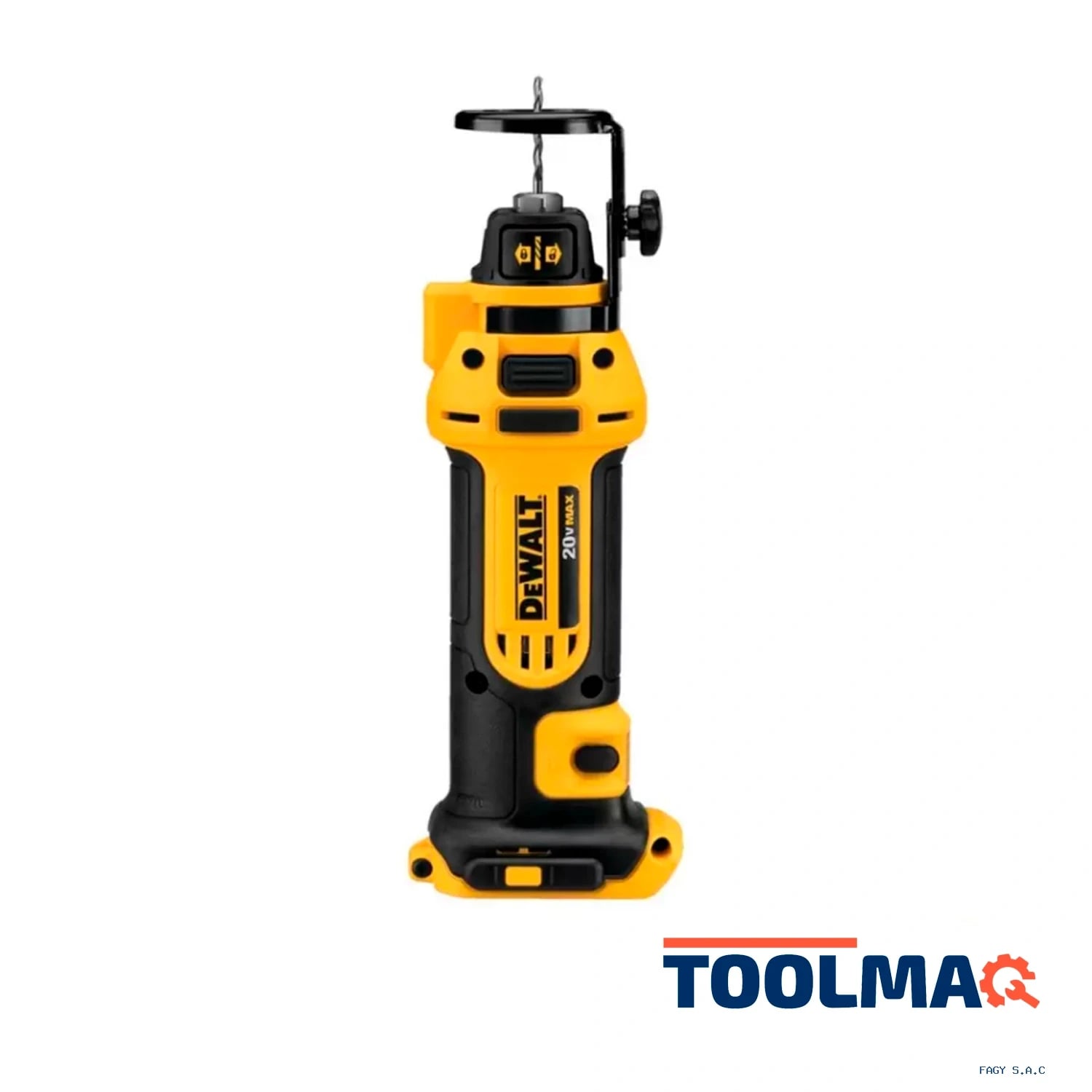 Cortadora de Drywall 20 V 1/4" – 1/8" 2600 Rpm (Sin Baterias/Sin Cargador) Dewalt DCS551B-B3