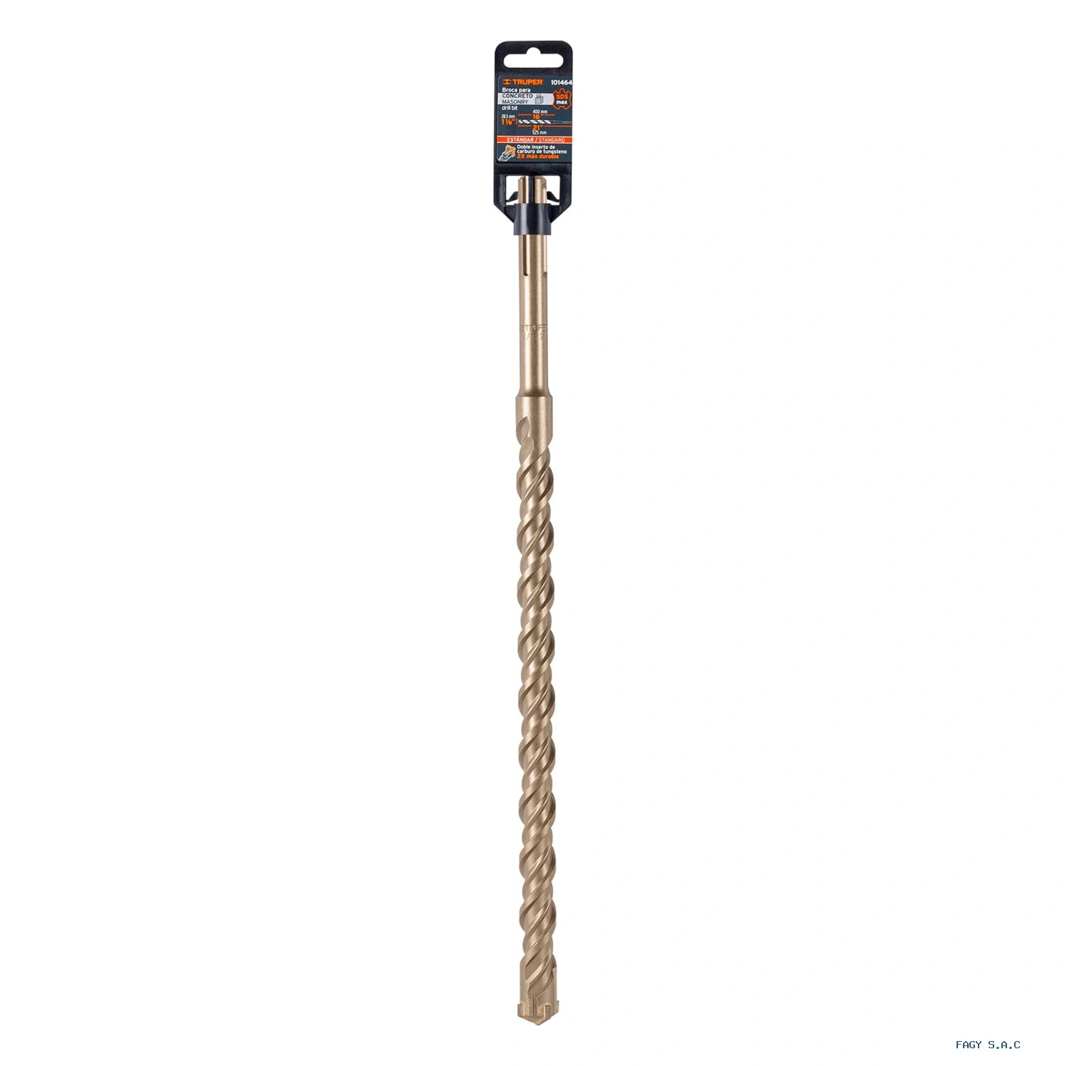 Broca SDS Max de 1-1/8 x 21", Truper 101464