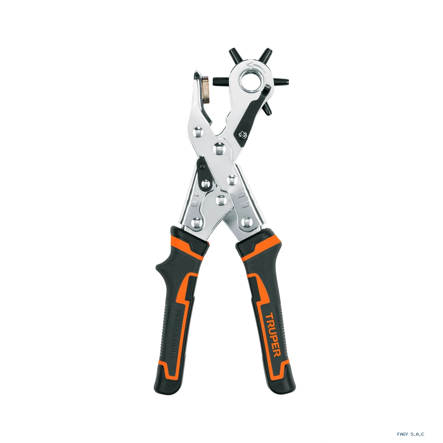 Alicate pinza sacabocados 9" mango de PVC, Truper 17340