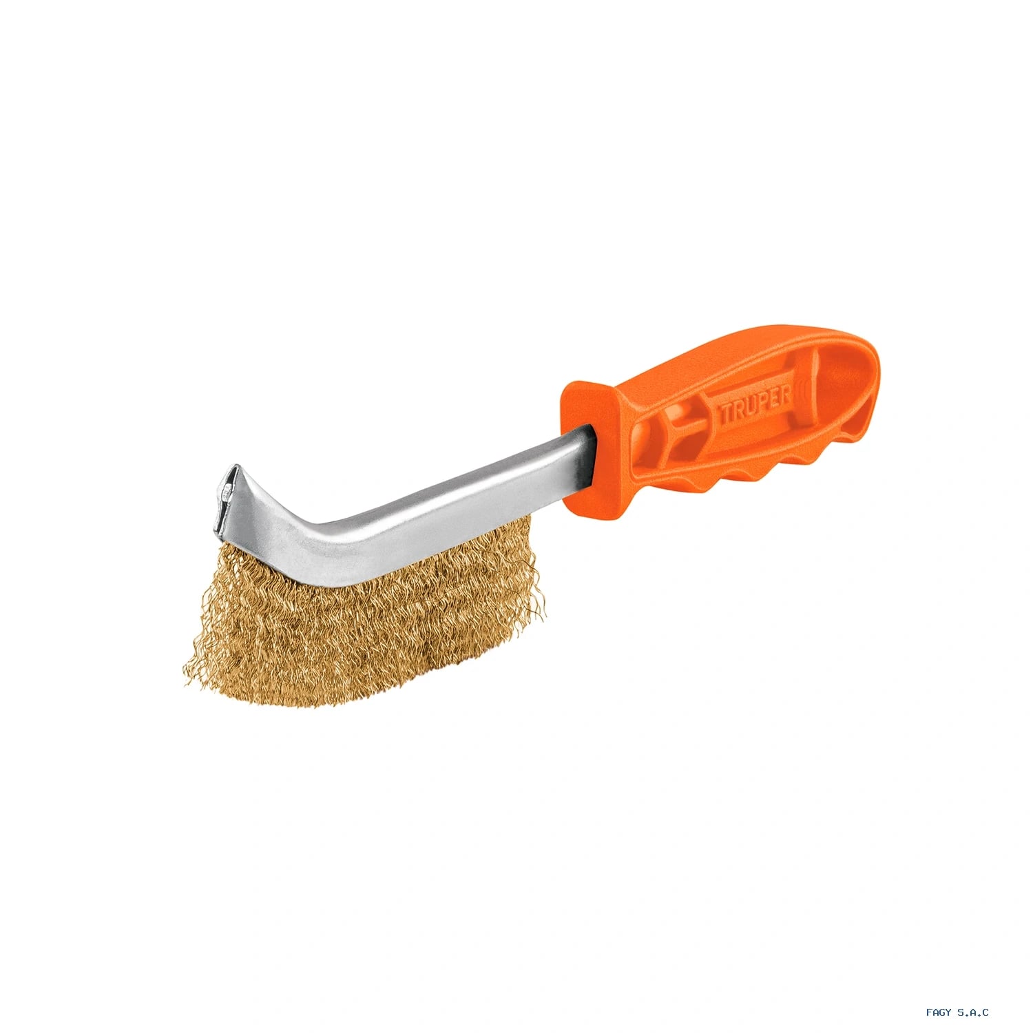 Cepillo curvo anti-chispa alambre ondulado Truper 11540