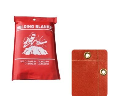 Manta ignifuga para soldar roja importado