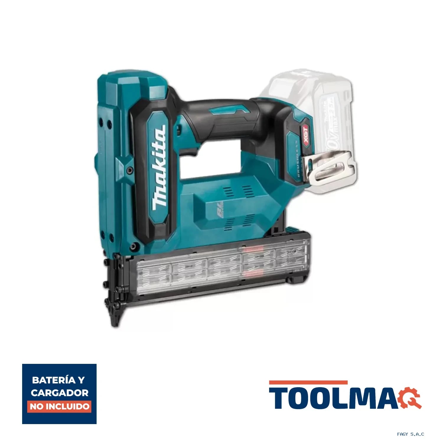 Clavadora 40V XGT / BL / (acabado duro) / (5/8" – 1-5/8") / Cal 18 / Sin Baterías FN001GZ