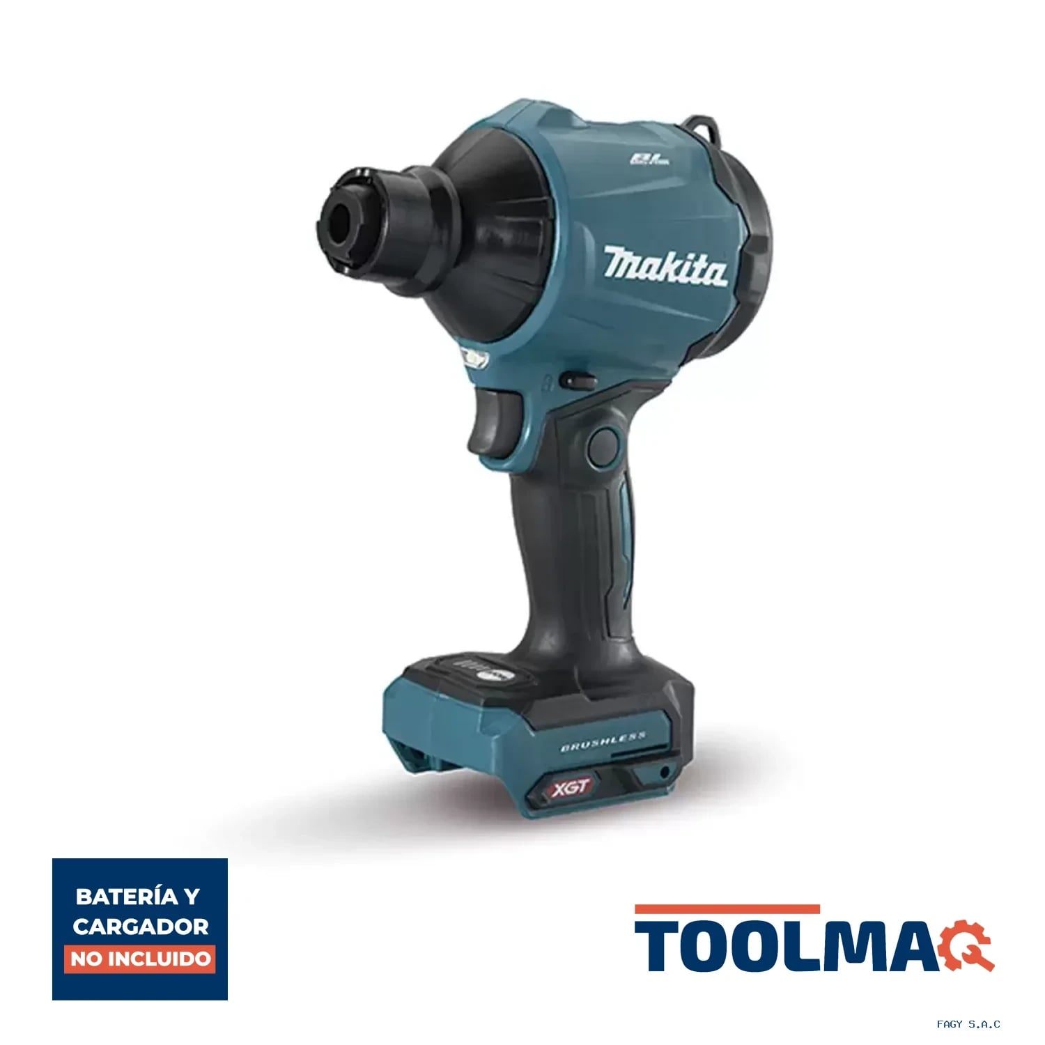 Soplador Multifuncional XGT 40Vmax 4 Velocidades BL (Sin Baterias / Sin Cargador) Makita AS001GZ