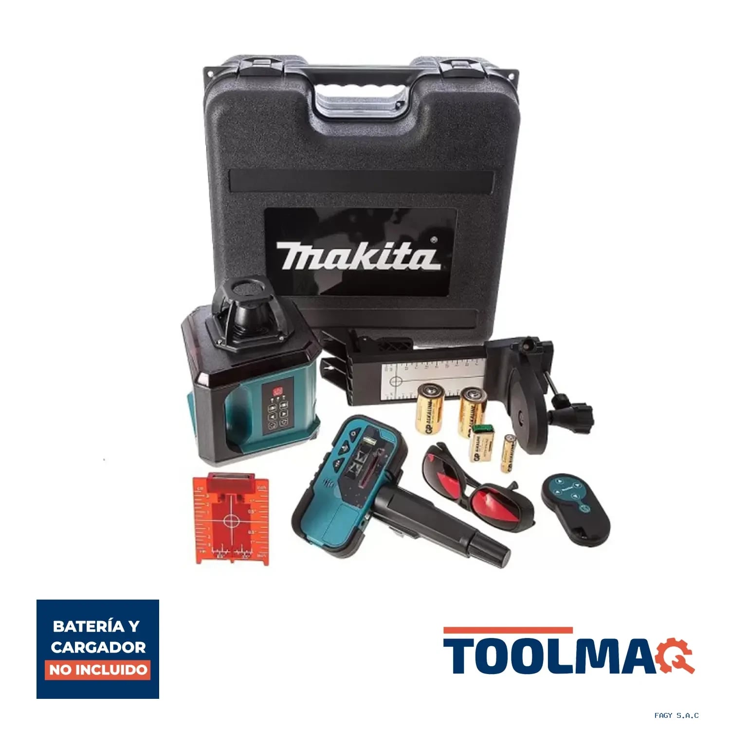 Nivel laser Rotativo Makita SKR200Z Rango 30m-200m SKR200Z