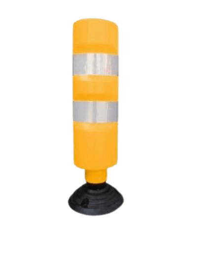 Hito flexible tubular color amarillo importando