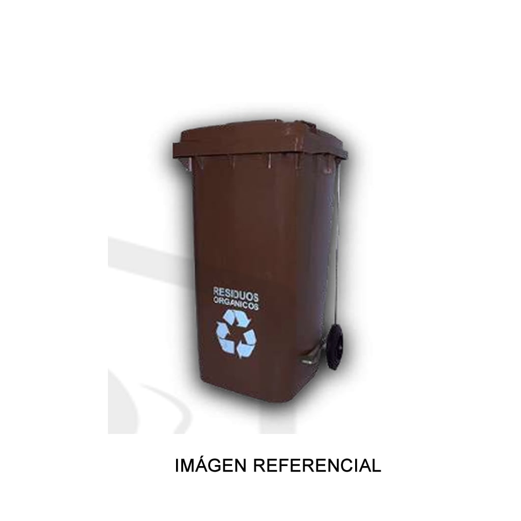 Contenedor de 120 LT con ruedas y con pedal