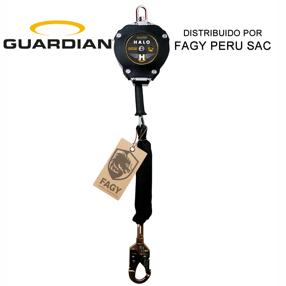 Bloque retractil Halo Guardian (Srl-Le 10925) 30´ cable - Guardian