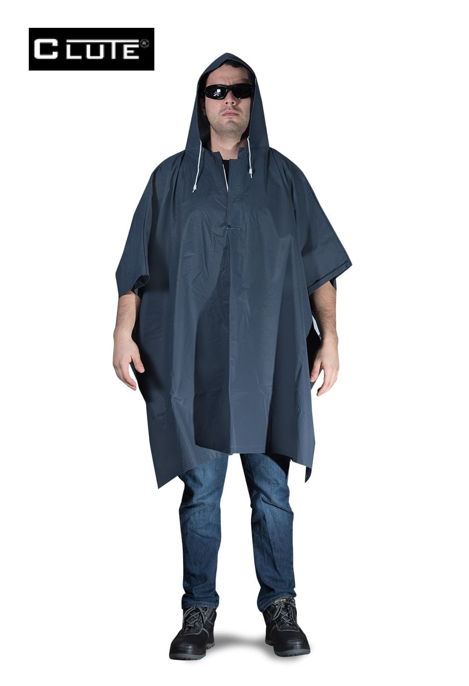 Poncho Pvc Azul - Clute