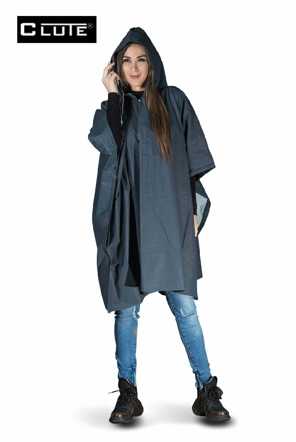 Poncho Pvc Azul