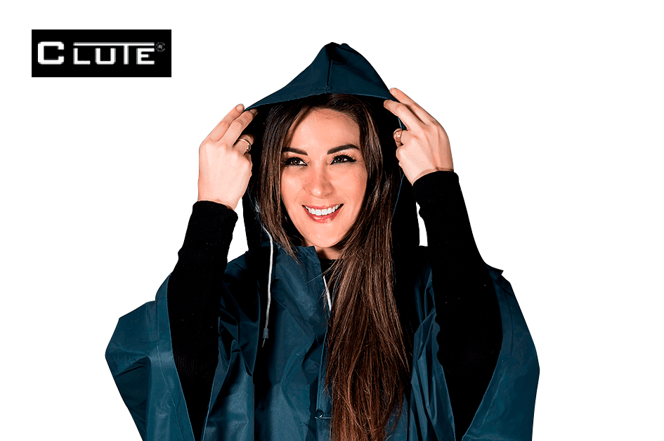 Poncho Pvc Azul