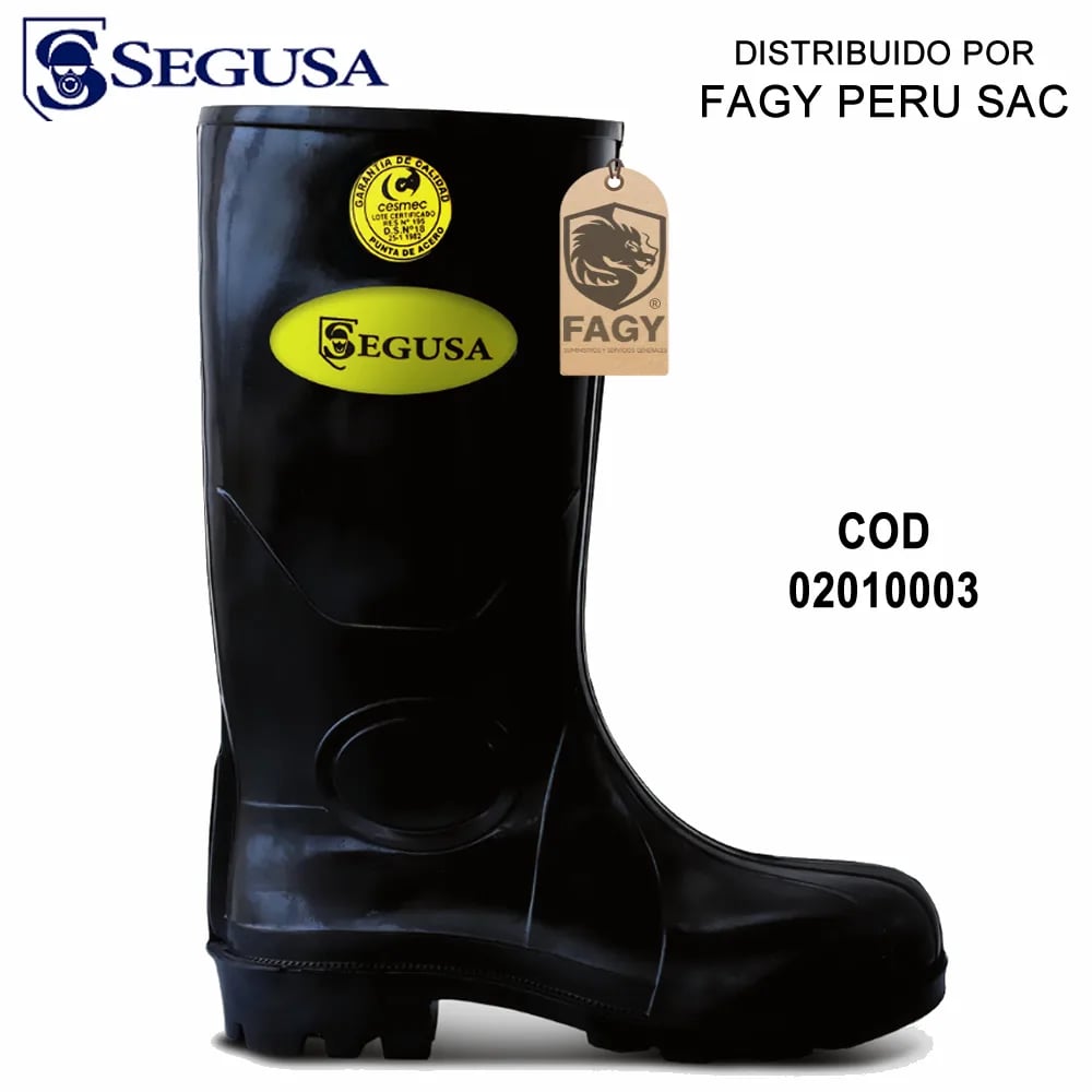 Bota Minera RGB Pesada sin punta de acero Segusa - Segusa