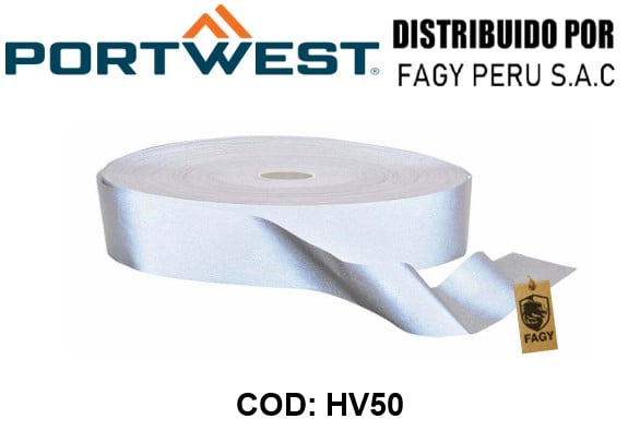 Cinta reflectante Hi-VisTex, 100m HV50
