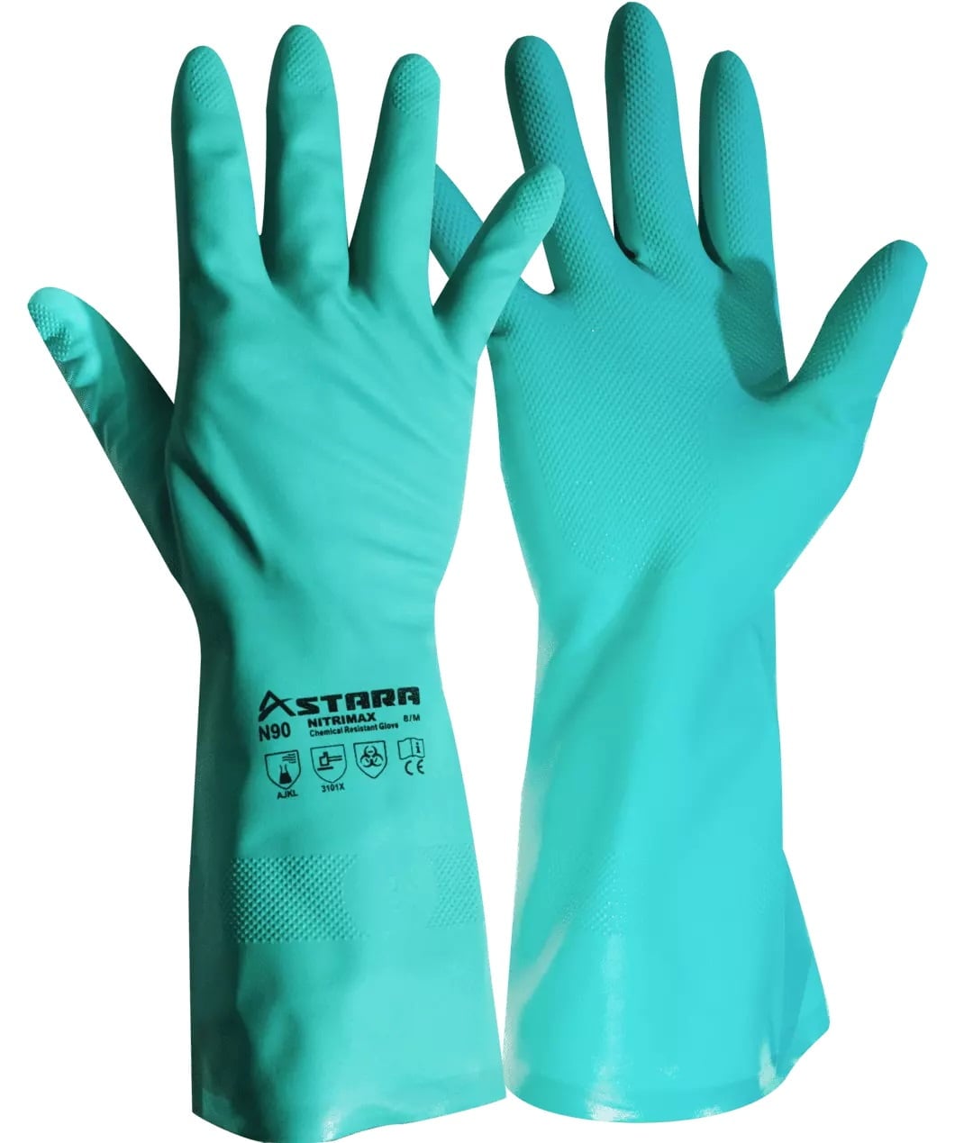 Guante De Nitrilo Nitrimax Verde 13”